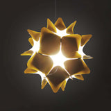 Zade yellow glossy lampshade