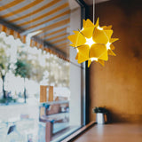Zade yellow glossy lampshade