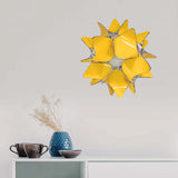 Zade yellow glossy lampshade