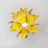 Zade yellow glossy lampshade