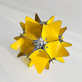 Zade yellow glossy lampshade